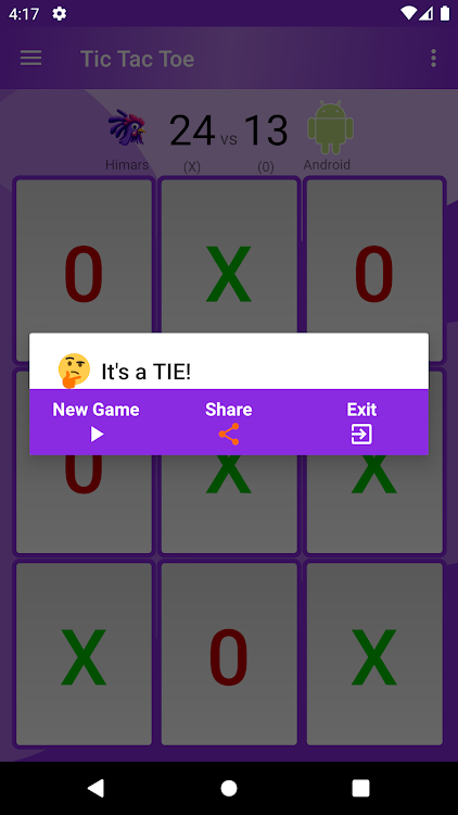 #4. Tic Tac Toe - Pro (Android) By: Sérgio Moreira