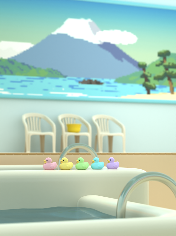 #8. Escape game duck public bath (Android) By: Hiboshi Panda.Studio