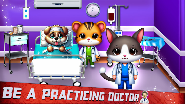 #8. Pet Hospital Animal Doctor Vet (Android) By: Kid Studio Fun Center