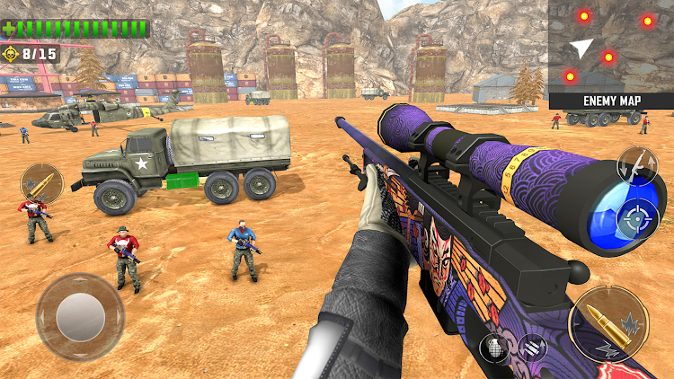 #3. FPS Gun Game 3D: Shooter Pro (Android) By: Not Found Games