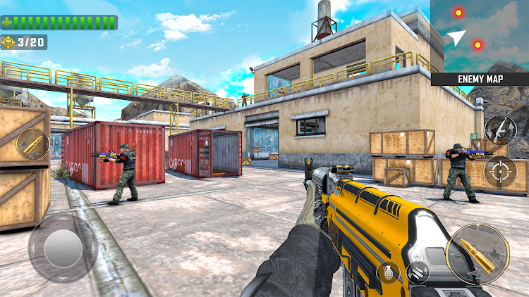 #6. FPS Gun Game 3D: Shooter Pro (Android) By: Not Found Games