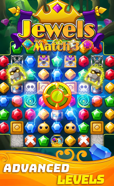 #8. Jewels Charm: Match 3 Game Pro (Android) By: A.V.A - Smart Games