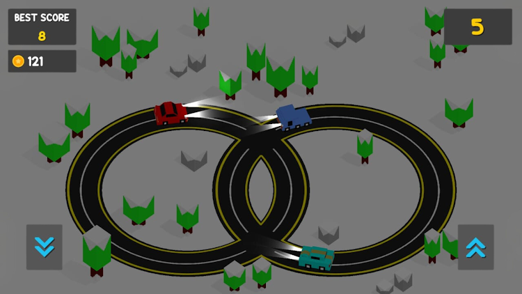 #5. Car Crash - Circular Race (Android) By: SoundPub