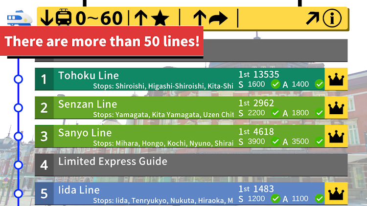 #3. Tokyo Train 3 (Android) By: MikuniRailwayGames