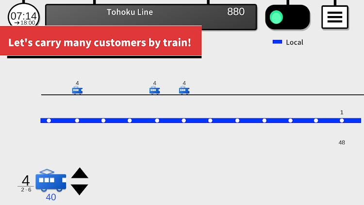 #6. Tokyo Train 3 (Android) By: MikuniRailwayGames