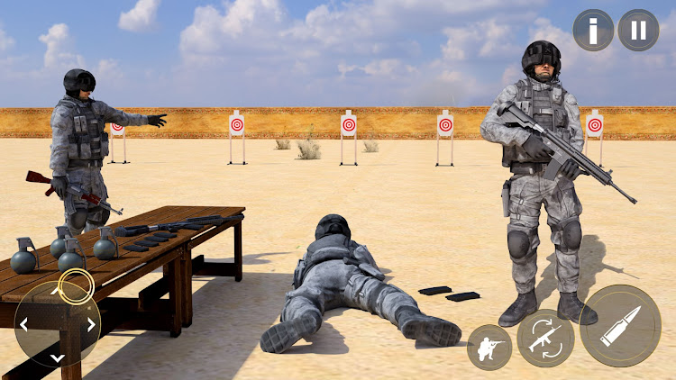 #9. US Army Battleground Shooting (Android) By: TingBing Gaming