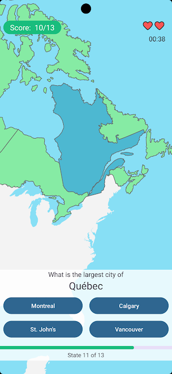 #5. Provinces of Canada (Android) By: Litkaps