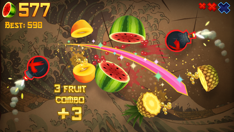 #8. Fruit Ninja Classic+ (Android) By: Halfbrick Studios