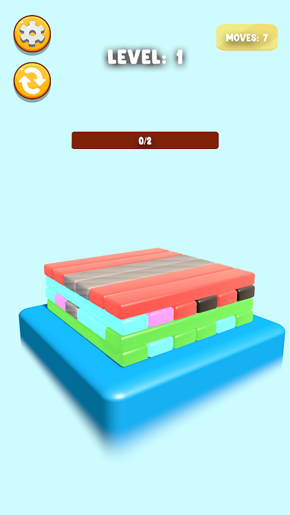 #5. Colorful Jenga (Android) By: Sobe Game Studio