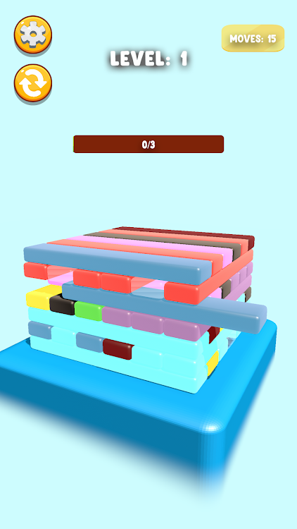 #7. Colorful Jenga (Android) By: Sobe Game Studio