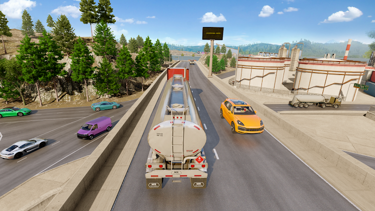 #2. Truck Driving Sim Oil War Game (Android) By: ActionStudio