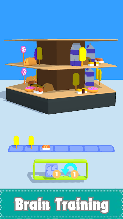 #3. Shelf Items Sort: Triple Match (Android) By: Day Dreamers