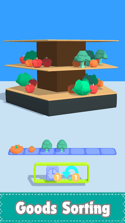 #4. Shelf Items Sort: Triple Match (Android) By: Day Dreamers