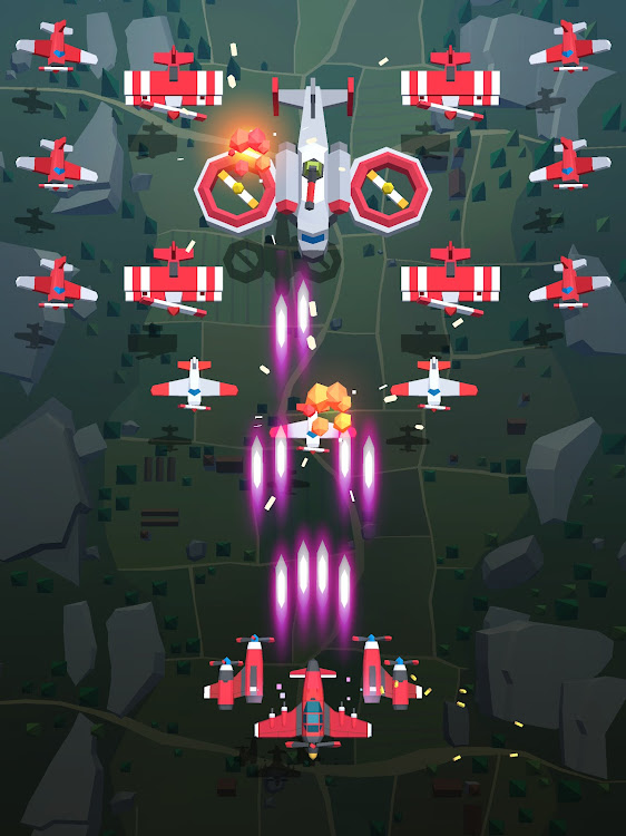 #9. Burning Sky VIP (Android) By: SHMUP Games