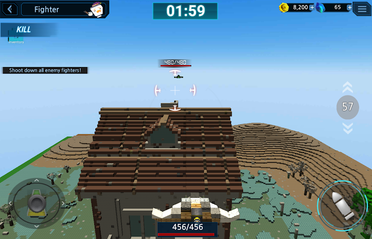 #5. BlockCraft: Online Space Wars (Android) By: CWGames Co., Ltd