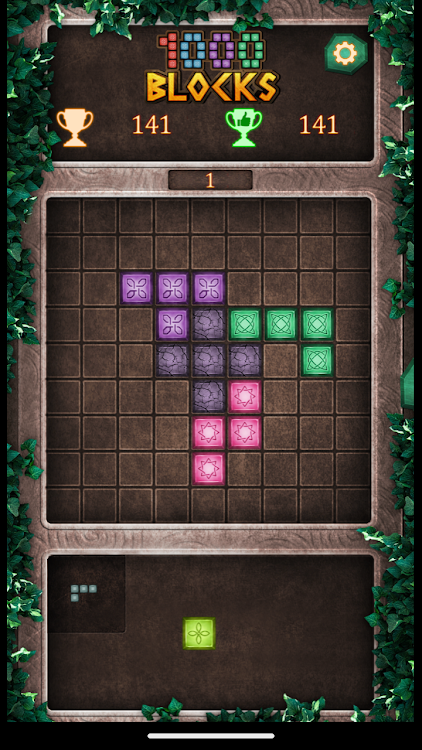 #2. Block Puzzle 1000 (Android) By: Ping Yan