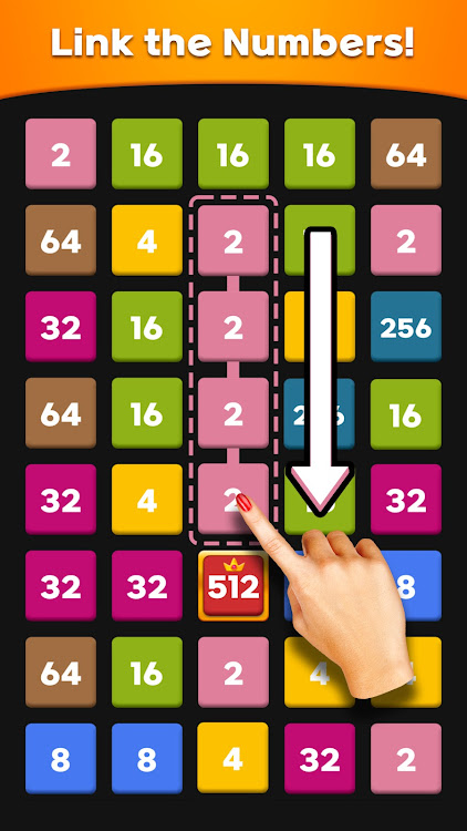 #4. Merge 2248: Link Number Puzzle (Android) By: SUPERBOX Inc