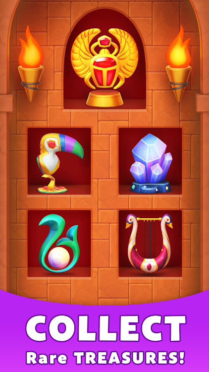 #5. Treasure Party: Puzzle Fun! (Android) By: PlayQ Inc