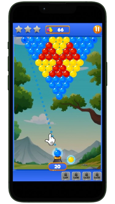 #3. Bubble Pop Shooter (Android) By: UZI007