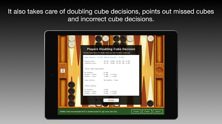 #6. True Backgammon (Android) By: CompuLab, Markus Gömmel