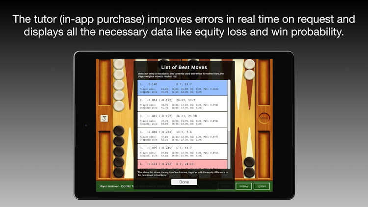 #5. True Backgammon (Android) By: CompuLab, Markus Gömmel