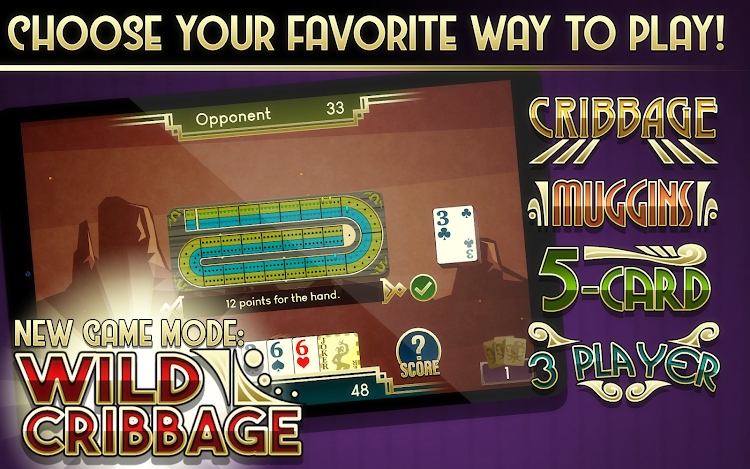 #3. Cribbage Royale (Android) By: North Sky Games