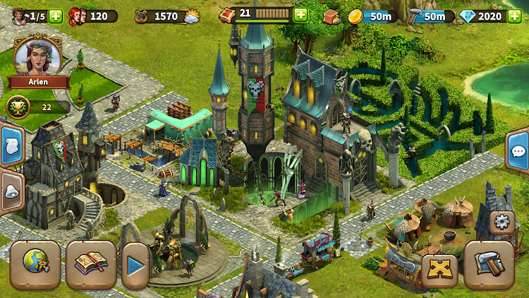 #8. Elvenar - Fantasy Kingdom (Android) By: InnoGames GmbH