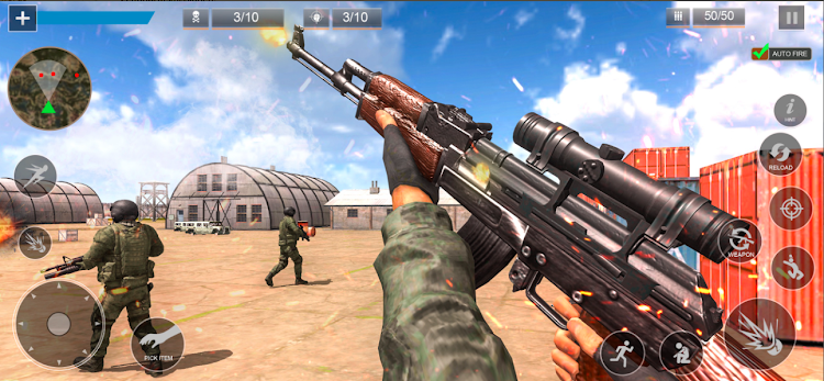 #4. Gun Wars: Fps Shooting Games (Android) By: Section Soft