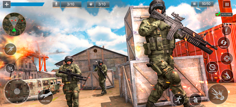 #6. Gun Wars: Fps Shooting Games (Android) By: Section Soft