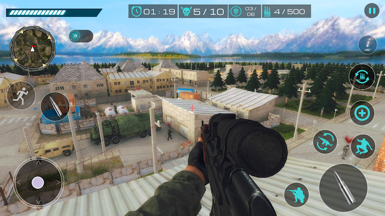 #7. Gun Wars: Fps Shooting Games (Android) By: Section Soft