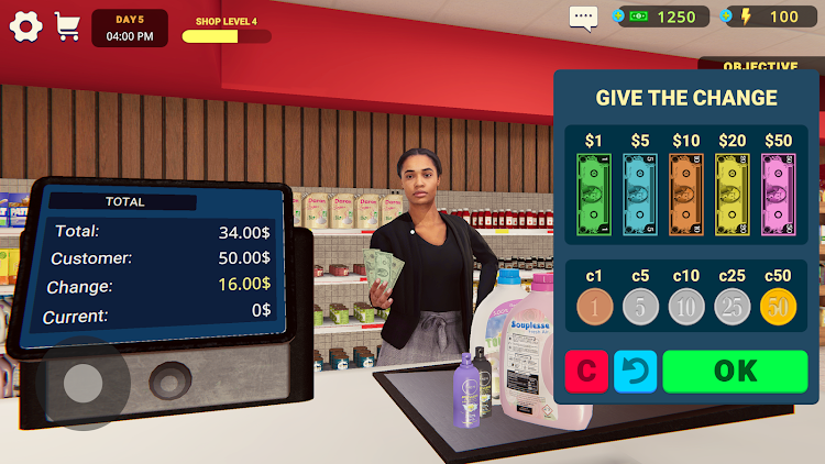 #2. Happy Supermarket 3D Simulator (Android) By: Getsmart LLC