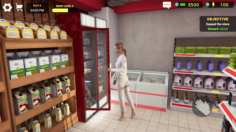 #7. Happy Supermarket 3D Simulator (Android) By: Getsmart LLC