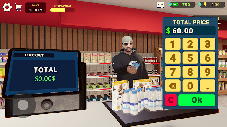 #9. Happy Supermarket 3D Simulator (Android) By: Getsmart LLC