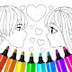 Valentines Love Coloring Book