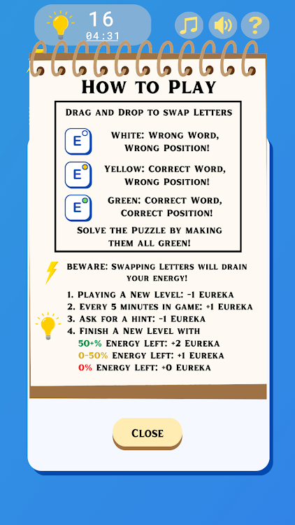 #2. Wordganise (Android) By: Digital Experiment Limited