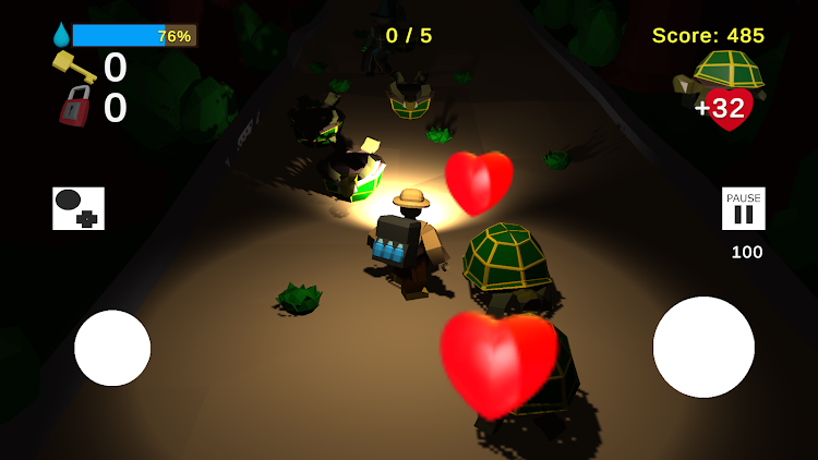 #3. Obeebok Lux: 3D Platformer Run (Android) By: Seventy One Games