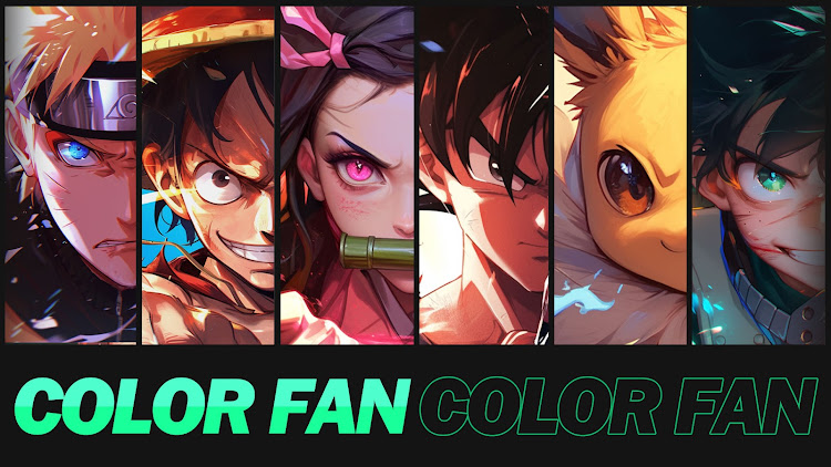 #9. Color Fan - Color By Number (Android) By: Casual World Studio