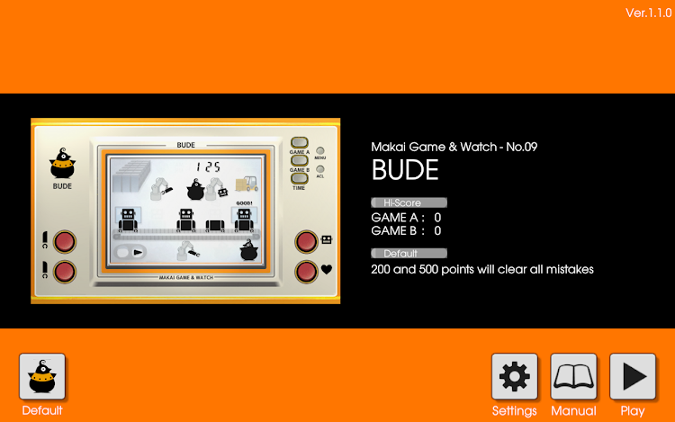 #4. LCD GAME - BUDE (Android) By: datsuryoku_k