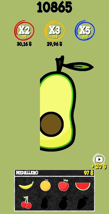 #5. Touch Fruits (Android) By: Historical Brothers