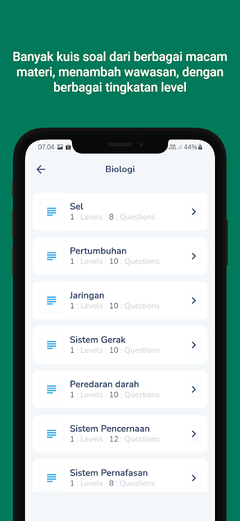 #2. Kuis Pengetahuan. Trivia Game (Android) By: Edulab Bio