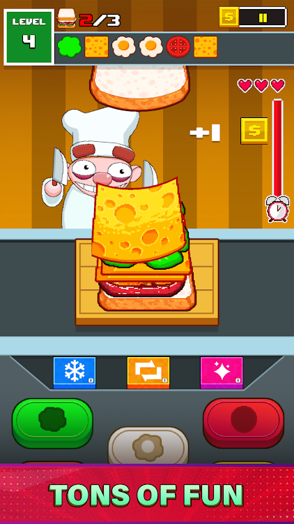 #5. SandWich Master (Android) By: DCD Creative