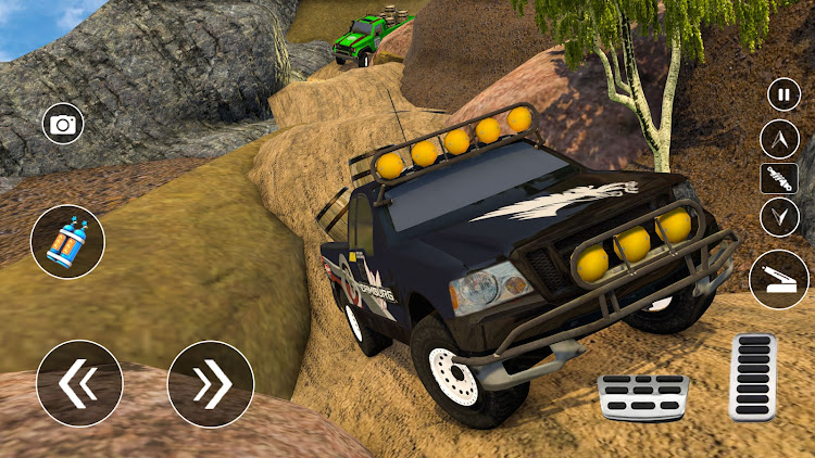 #2. Offroad Pickup Truck Sim Game (Android) By: Oacian Games