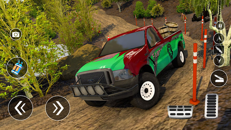 #6. Offroad Pickup Truck Sim Game (Android) By: Oacian Games