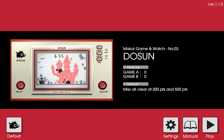 #4. LCD GAME - DOSUN (Android) By: datsuryoku_k