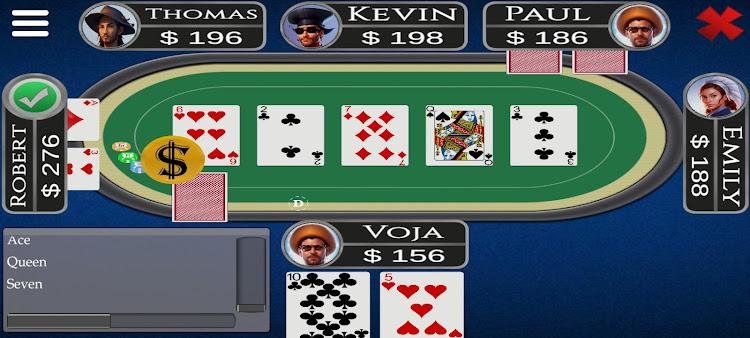 #6. Texas Hold em Poker Trainer (Android) By: droidmaher