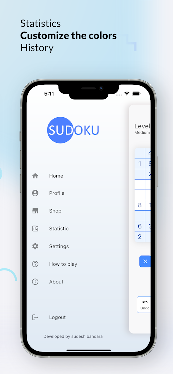 #5. Sudoku Genius (Android) By: Onyxsio