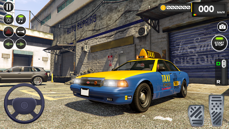 #9. Taxi Driving Game 2024: Car 3d (Android) By: Shadow Chaser