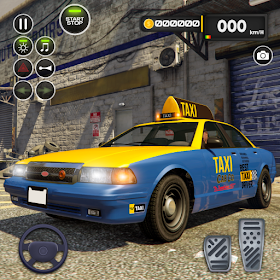 Taxi Driving Game 2024: Car 3d