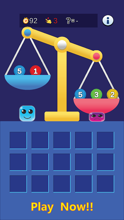 #4. Super Balance: Number Puzzle (Android) By: Aqua Chicken Games