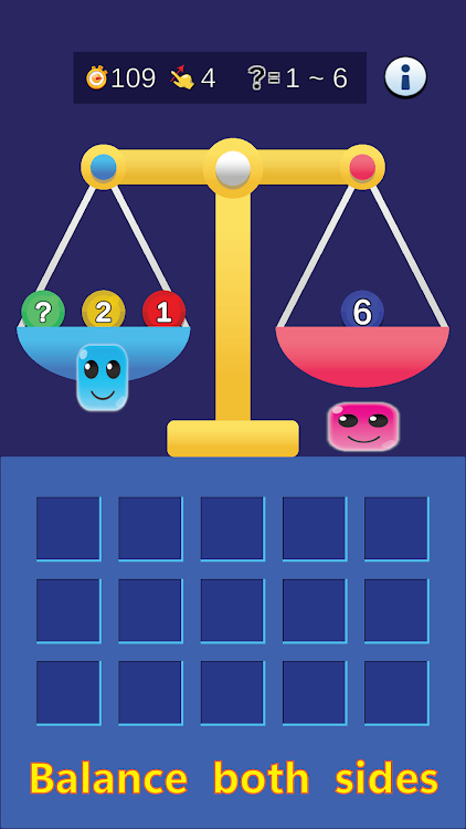 #5. Super Balance: Number Puzzle (Android) By: Aqua Chicken Games